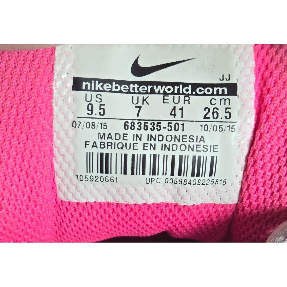 Nike Women's Air Max‎ Tailwind 7 Running Shoes Gray and Pink SZ 9.5 - Picture 5 of 7
